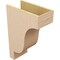 Ekena Millwork 10"W x 20"D x 30"H Classic Newport Rough Cedar Woodgrain TimberThane Corbel, Primed Tan CORUR10X20X30NEWRCPR - alternate 3